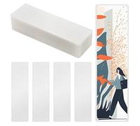 200pz Buste per Plastificazione Segnalibri, 6x21,6cm Buste per Plastificazione a Caldo 0,125mm Buste Trasparenti per Segnalibri Buste per Plastificazione Termica