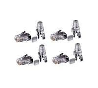 200PZ Cat6 RJ45 Connettore UTP Cavo Ethernet Jack 8P8C Rete CAT 6 Spine Modulari Con Tappi RJ45 Da 6,5 mm