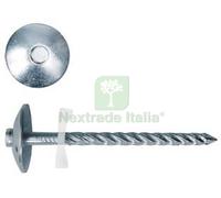 200PZ CHIODI AUTOFILETTANTI CON RONDELLA IN NYLON Ø MM.4,3X30: