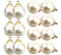 200Pz Decorazione Charms A Beige Per Gioielli E