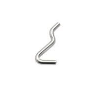 200PZ GANCI PER PANNELLI FORATI N.1 - mm.15x31