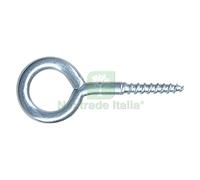 200PZ OCCHIOLO A VITE ART.(18X40) D. 6 X L.16 X D.3,00 MM: