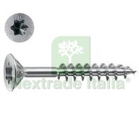 200PZ VITI PANEL VIT PV TESTA SVASATA PIANA TORX ACCIAIO CHROMITING Ø MM.6X60 :