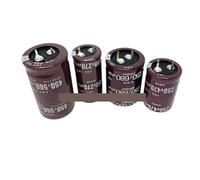 200V 250V 400V 450V Electrolytic Capacitor 100UF 220UF 270UF330 470UF 560UF 680UF 820UF 1000UF 2200UF 3300UF Aluminum Capacitor CZAOINCU(450V1000UF 1PCS)