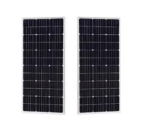 200W 300W 400W Pannello solare rigido in vetro monocristallino Conversione Efficiente(2 x 100W)