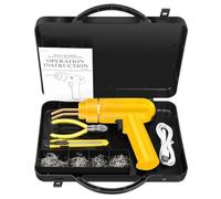200W Cucitrice A Caldo Ricaricabile 5000mAh DC Saldatrice Di Plastica Kit Di Riparazione Paraurti Saldatore For La Riparazione Di Paraurti Auto In Plastica Facile Da Usare(Yellow Set)