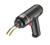 200W Cucitrice A Caldo Ricaricabile 5000mAh DC Saldatrice Di Plastica Kit Di Riparazione Paraurti Saldatore For La Riparazione Di Paraurti Auto In Plastica Facile Da Usare(Black Set)