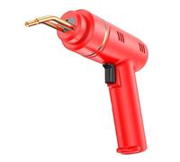 200W Cucitrice A Caldo Ricaricabile 5000mAh Saldatrice Di Plastica Kit Di Riparazione Paraurti Saldatore For La Riparazione Paraurti Auto In Plastica Facile e Potente(Red Set 1)