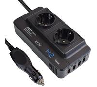 200W Inverter 12V a 220V Convertitore Potenza Onda Modificata Ricarica Rapida