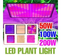 200W LED Coltiva La Luce Spettro Completo Quantum Board Lampada per Coltivazione di Piante per Interni in Vaso di Fiori Serra Tenda Pomodoro Verdura