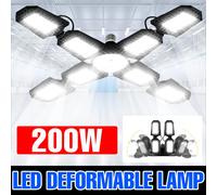 200W LED E27/E26 Garage Lampadina Pieghevole Lampada Deformabile AC220V Faretto 110V Illuminazione Industriale Per La Casa Magazzino Officina