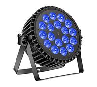 200W Par Luce LED da Palcoscenico 18 4 in 1 Faretto Led RGBW Discoteca per Feste con 8CH/Auto Voce / DMX512, per Feste Club Bar Matrimoni Halloween Natale Grande Banchetto