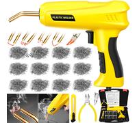 200W Saldatrice per Plastica, Kit Di Riparazione Paraurti Auto Con 1000Pcs 6 Tip