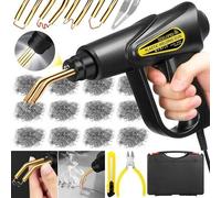200W Saldatrice per Plastica, Kit Di Riparazione Paraurti Auto Con 1000Pcs 6 Tip