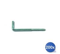 200x Cancano Ferro Zincato A Vite E-100 20X60