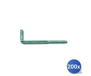 200x Cancano Ferro Zincato A Vite E-100 20X60