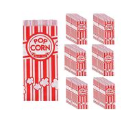 200X Sacchetti di Popcorn di Carta Sacchetti di Popcorn Resistenti al Grasso e A Prova di Perdite Contenitore di Popcorn di Carta Usa e Getta per La