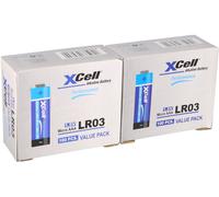 200X XCell AAA LR03 Micro Super Alkaline 1,5V Batteria