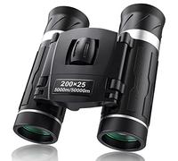 Binocolo compatto 200 x 25 per adulti e bambini, mini binocolo tascabile ad alta potenza, impermeabile, piccolo binocolo per bird watching, caccia, concerti, teatro, opera, viaggi, visite turistiche