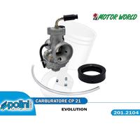 Carburatore POLINI CP Evolution® Ø21mm per Moto Ricambi Ciclomotore Accessori