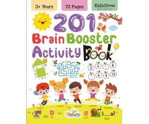 201 Brain Booster Activity Book: Fun Activities and Exercises For Kids | Tracing & Pattern, Colors & Maze, Shapes | Fun Learning Activities to Boost Brain Power for Kids | Ages 3+
