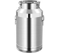 201 Latte in Acciaio Inox C 5-88l Latte Trsport Secchio Vino Secchio Bottiglia con Coperchio Sigillato, tè Ermetico Cister Oil Barrel Tote Jug per Stoccaggio Solido Liquido, 88L