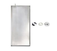 201 Stainless Steel Air Conditioner Drain Tray Kit,Air Conditioner Drain Pan,Window AC Drip Pan,Hand Forged Stainless Steel Air Conditioner Drip Tray(120 * 60 * 3cm)