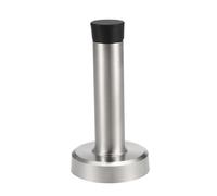 201 Stainless Steel Door Stopper Wall Mount Stop Rubber Bumper 200mm Height 2Pcs