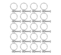 201 Stainless Steel Hose Clamps | Protection - Oxidation Double Wire Design for Industrial/Automotive/Home Use | Adjustable 13-16mm Diameter Range (19-22mm)