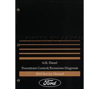 2010 Ford E350 Diesel Motore Emissioni Diagnosi Manuale 6.0L Trouble Codici