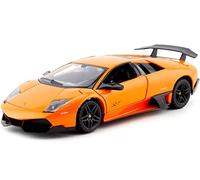 2010 Lamborghini Murcielago LP670-4 SV Metallic Orange 1:24 Rastar 39300