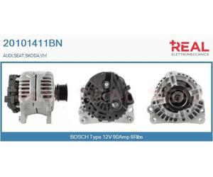 20101411BN REAL Alternatore per AUDI,SEAT,SKODA,VW
