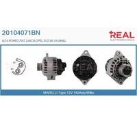 20104071BN REAL Alternatore per ALFA ROMEO,FIAT,LANCIA,OPEL,SUZUKI