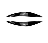 2011-2014 Per BMW Per Serie 5 F10 F11 Fari Sopracciglia Palpebre Stile Auto Faro Anteriore Sopracciglia Lampada Copertura Palpebra spoiler anteriore(Look in carbonio)