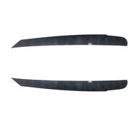 2011-2015 Per VW Per Touran Faro Anteriore Lampada Sopracciglio Lampada Palpebra Copertura Decorazione ABS Nero Lucido Fibra Di Carbonio spoiler anteriore(Look in carbonio)