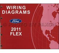2011 Ford Flex Manuale Schemi Elettrici Originale NEW OEM Libro Impianti