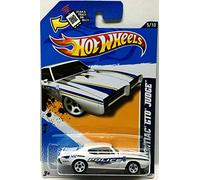 2011 HOT WHEELS 1969 PONTIAC GTO GIUDICE POLIZIA MACCHINA 165/247 E 5 DI 10 IN SERIE