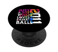 2011 JUST A BOY WHO LOVES BASKETBALL 15° Compleanno PopSockets PopGrip Adesivo