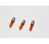 201131KIT 3PZ - KIT 3 LAMPADE 'HERT' MICRO ARANCIO 12V-H21W BAY9S(C10)
