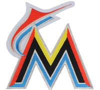 2012 Miami Florida Marlins Nuovo 'M' Lettera Logo Manica Maglia Toppa MLB Stemma