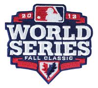 2012 MLB Mondo Serie Logo Manicotto Toppa San Francisco Giants Detroit Tigers