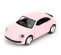 2012 Volkswagen Maggiolino giocattolo auto modello auto in scala 1:36 in alluminio, adatto per collezione di giocattoli, auto con funzione Pull Back, regalo per bambini, rosa