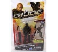 2013 GI Joe Retaliation Ninja Duel Snake Eyes (v64) Figura 3.75" Hasbro Nuova