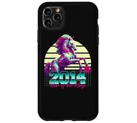 2014 Anno del Cavallo anni '80 Retro Vaporwave Zodiaco Cinese Custodia per iPhone 11 Pro Max