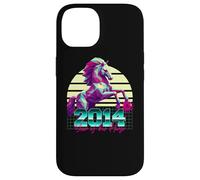 2014 Anno del Cavallo anni '80 Retro Vaporwave Zodiaco Cinese Custodia per iPhone 14