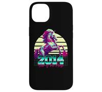 2014 Anno del Cavallo anni '80 Retro Vaporwave Zodiaco Cinese Custodia per iPhone 14 Plus