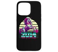 2014 Anno del Cavallo anni '80 Retro Vaporwave Zodiaco Cinese Custodia per iPhone 15 Pro Max