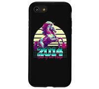 2014 Anno del Cavallo anni '80 Retro Vaporwave Zodiaco Cinese Custodia per iPhone SE (2020) / 7 / 8