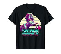 2014 Anno del Cavallo anni '80 Retro Vaporwave Zodiaco Cinese Maglietta