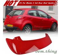 2014 Fit FOR Mazda 2 3rd Hatchback Rear Sport Roof Spoiler K Style Painted#A4A